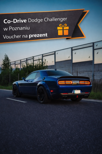 Co-Drive Dodge Challenger Ulicami Miasta – Voucher na Prezent