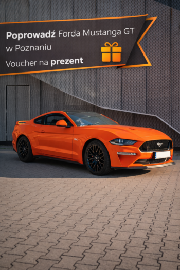 Jazda Ford Mustang GT Poznań – Voucher na Prezent
