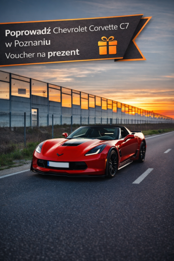 Jazda Chevrolet Corvette Poznań – Voucher na Prezent