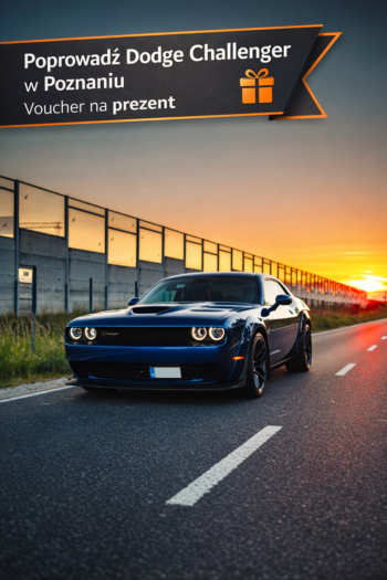 Jazda Dodge Challenger Poznań – Voucher na Prezent